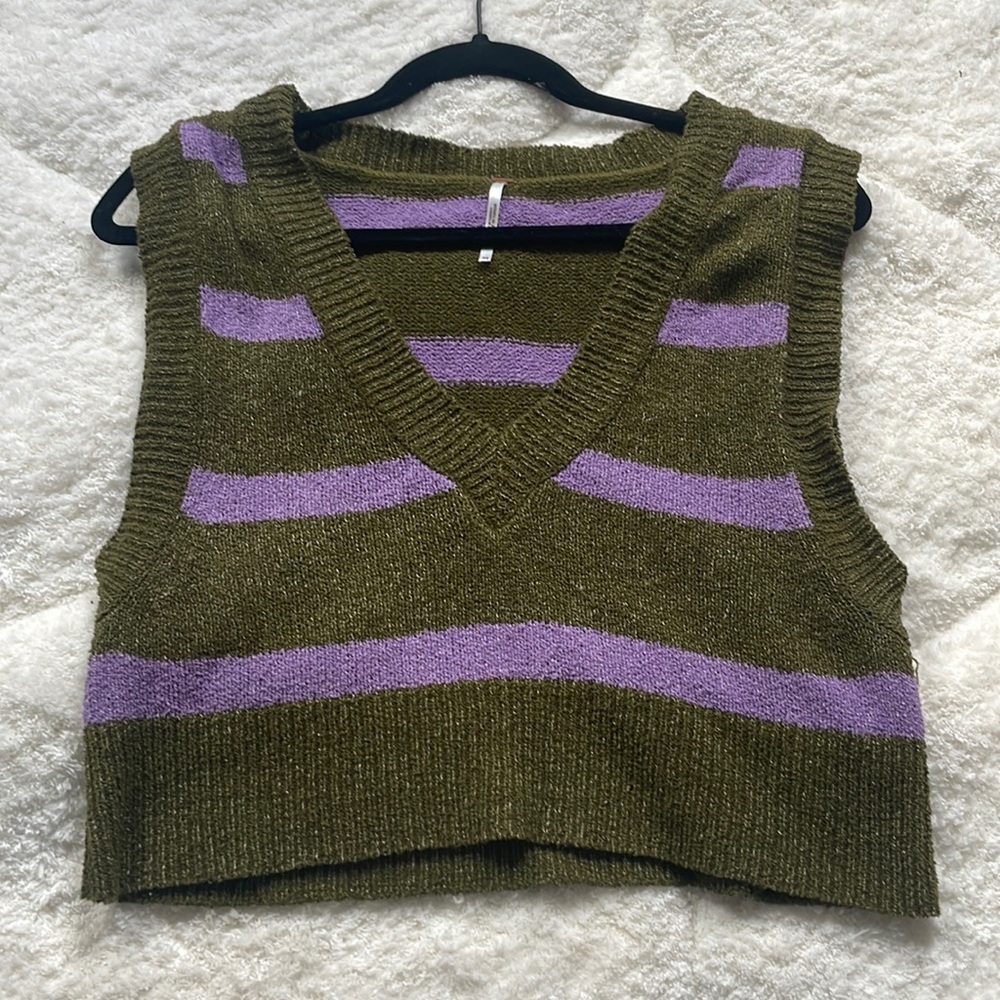 Free People cropped vest